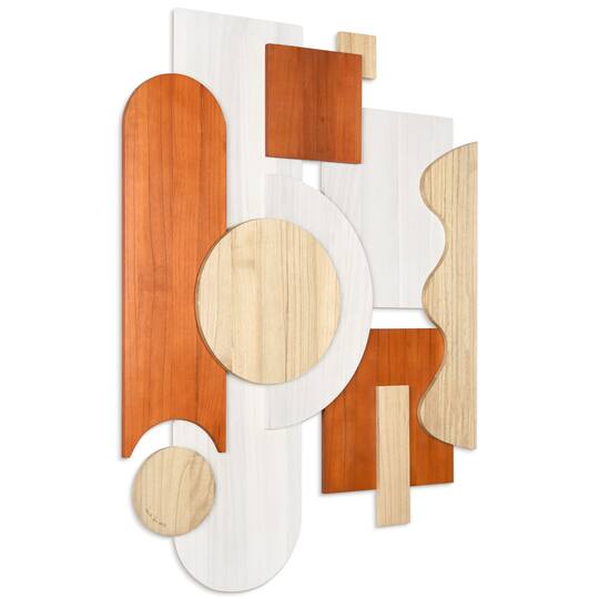 Empire Art Direct 40" x 30" Cinnamon Dreamscape II Hand Made Dimensional Solid Wood Wall Art